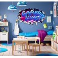 thumbnail image 2 of Large 3D Gamer Zone Wall Decals (20.7”x34.6”), Video Gaming Vinyl Wall Stickers for Game Lover, Removable Video Game Artwork for Boys Playroom Bedroom Decor, 2 of 4