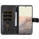 thumbnail image 4 of Estuche de Cuero PU con Cierre para Google Pixel 6 5G , Funda Protectora con Billetera y Correa, 4 of 6