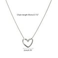 thumbnail image 5 of XISAOK Turning Love Niche Heart-shaped Hollow Sweater Chain Valentine's Day Gift, 5 of 10