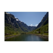 Trademark Fine Art 'Flam Fjord' Canvas Art by Ian Tornquist