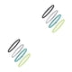 thumbnail image 3 of Paquete de 4 diademas elásticas deportivas antideslizantes Greeniant para Yoga Fitness banda para el sudor, 3 of 6
