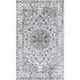 thumbnail image 3 of Momeni KARACKAR-7GRY3656 3 ft. 6 in. x 5 ft. 6 in. Karachi Machine Made Traditional Rectangle Area Rug, Grey, 3 of 4