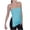 Sky Blue, variant on Summer Camisole Tops for Women Solid Color Split Hem Going Out Strapless Bandeau Tops Ruched Tank Blouse for Party Clubwear