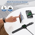 thumbnail image 4 of S25 S24 Ultra Magnetic Wireless Charger Fast Charging Pad for Samsung Galaxy Z Fold 7/6/Flip 7/6/5/S25 Edge/S24/S23/S22/S21/Moto Edge 2024,15W Wireless Phone Magsafe Charger &20W USB C Charger Block, 4 of 7
