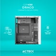 thumbnail image 3 of Gabinete ACTECK DRACO GM450 ATX Media Torre Fuente 500W Cristal Templado Blanco AC-935722 blanco, 3 of 5