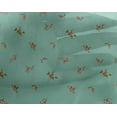 thumbnail image 4 of oneOone Tissu Viscose Georgette Imprimé Feuilles & Fleurs BTY 42 Pouces de Large, 4 of 4