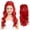 Red, variant on Guvpev Red Princess Cosplay Wig for G'irls, Long Wavy Curly Synthetic Hair with Heart Braid & Broken Heart Hair Clip, Halloween Costume Dress Up Accessories for Cosplay Party & Stage Performance