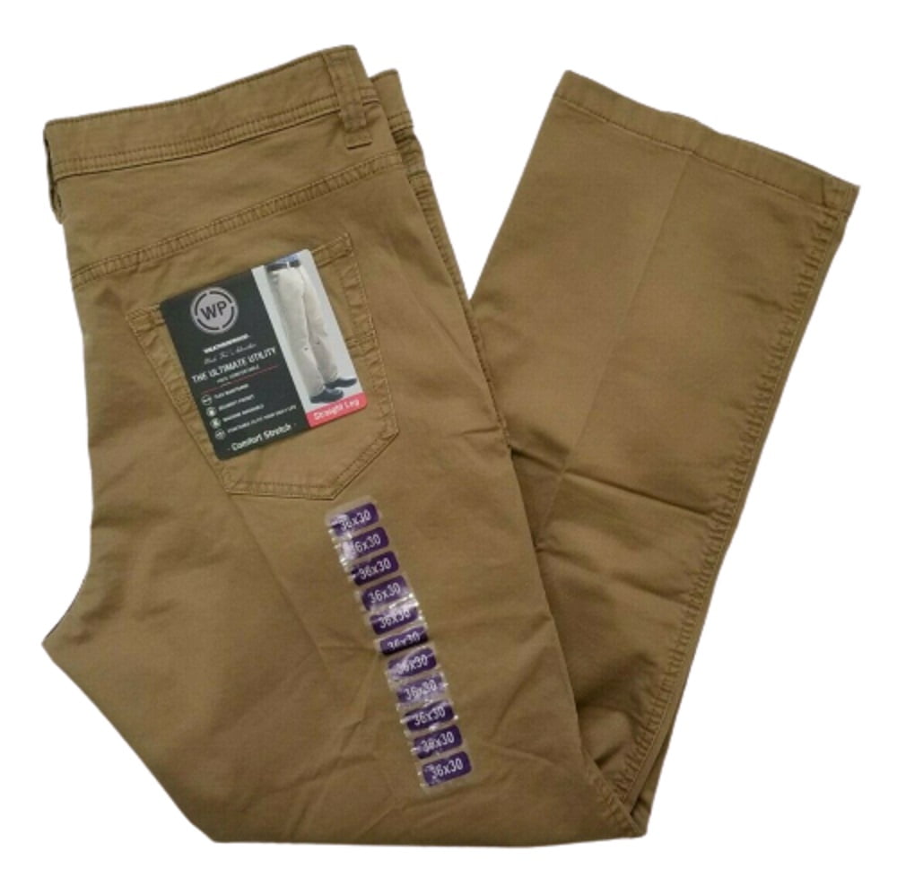 weatherproof men's 5 pocket utility pants