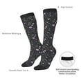 thumbnail image 4 of Pofeuu Watercolor Wildflower 1 Print Stockings, Adult Running Hiking Socks for Youth and Adult, 4 of 6