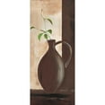 thumbnail image 2 of Florenti, Isa 13x24 Black Modern Framed Museum Art Print Titled - Brown vase III, 2 of 4