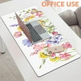 thumbnail image 5 of Watercolor Wildflowers Gaming Mouse Pad,Large Non-Slip Thick Stitched Edge Mouse Mat for Home Office Gaming Keyboard Desk Pad (35.4 x 15.7 Inches), 5 of 6