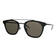SAINT LAURENT YSL 28 Metal 001 Rectangular Sqr Black Grey 61mm Unisex Sunglasses