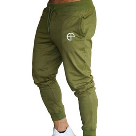Mens Slim Fit Tracksuit Bottoms Skinny Jogging Joggers Sweat Pants Trousers