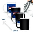 thumbnail image 4 of 3drose, the Flag of Latvia on a Blue Background with Republic of Latvia in English and Latvian, 11oz Magic Transforming Mug, 4 of 7