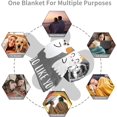 thumbnail image 6 of Halloween Blanket for Women, Fall Throw Blanket for Boyfriend Girlfriend, Couple Halloween Throw Blanket 50x60, Cute Halloween Decorations,Spooky Blanket Autumn Gift for Women Men Her, Grey, 6 of 6