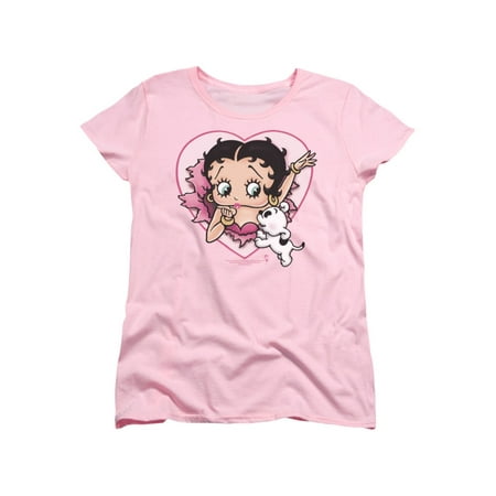 - Betty Boop Cartoon I Love Betty Women's T-Shirt Tee