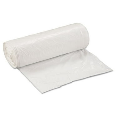 Inteplast 30-Gallon Clear Trash Bags – 30x37 Inch High-Density Can Liners (16 Mic)