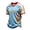 #A01-Light Blue, variant on Mexico Soccer Jersey T-Shirt for Men 2026 World Football Game National Team 2D Graphic V Neck Tops Short Sleeve Tee Fans Gift,Light Blue S