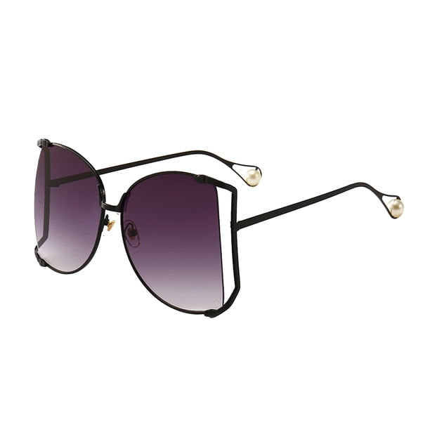 unbranded Gafas De Sol Negras Para Mujer Con Estructura Resistente Y Estilo Encantador Para Eventos Y Uso Diario