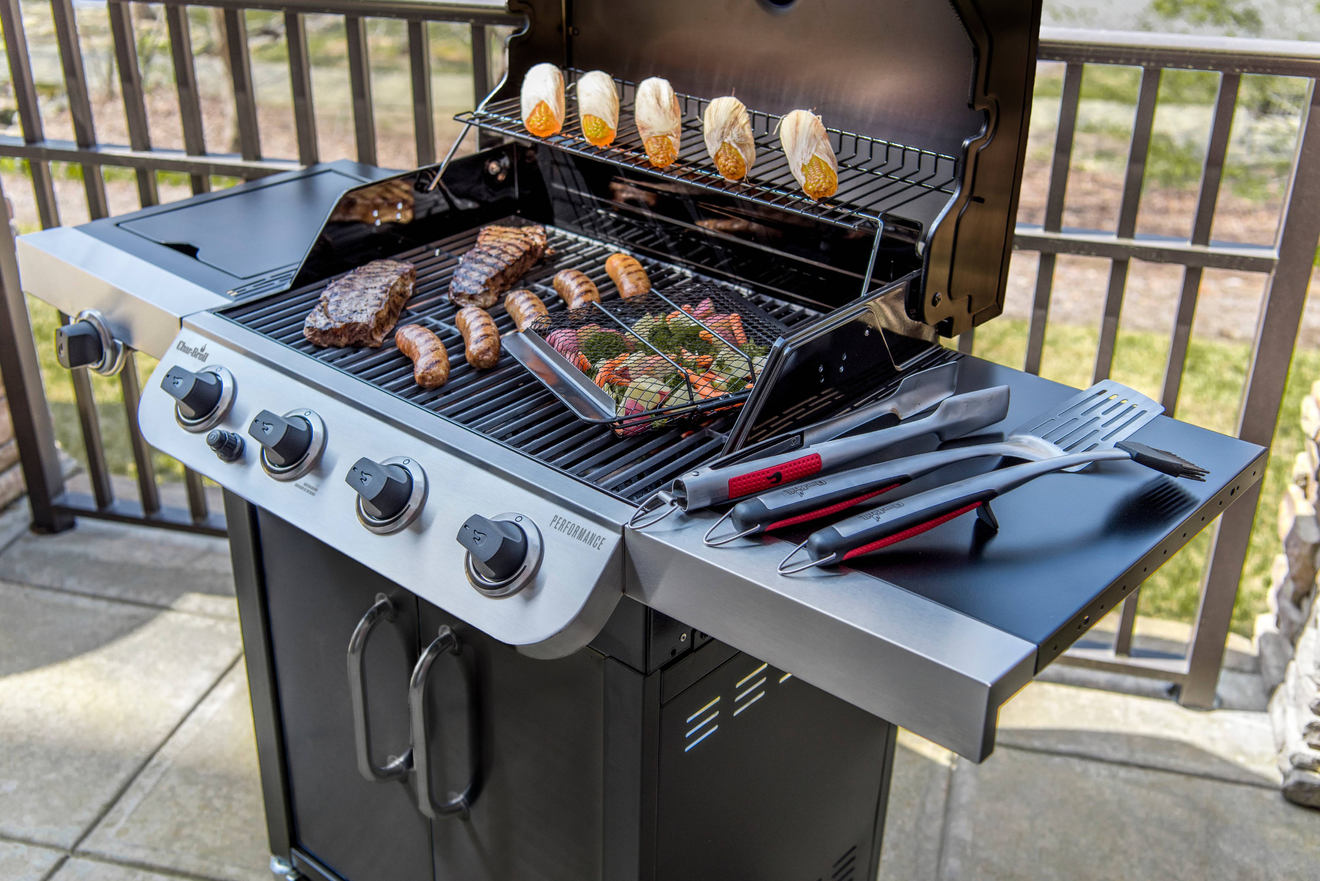 Char-Broil Performance 4-Burner Cabinet Gas Grill - image 4 of 8