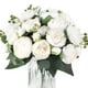 thumbnail image 5 of Flores artificiales ecológicas Naiovety 2 piezas Decoración rosa, 5 of 6