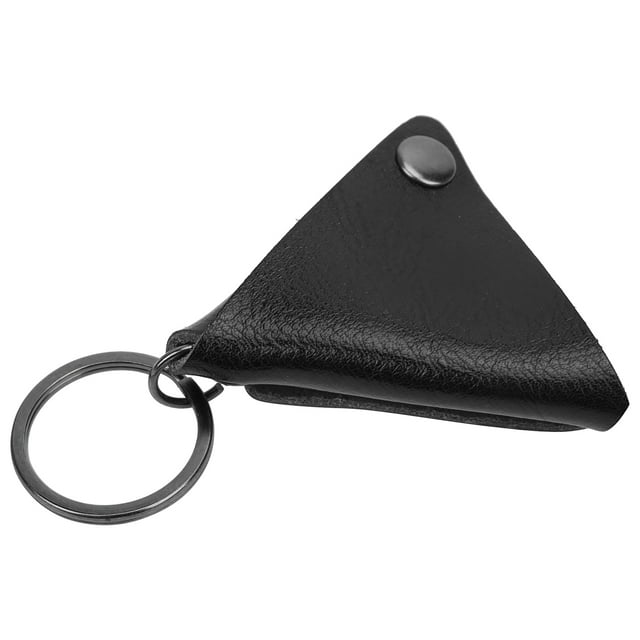 Guitar Pick Box, Great Gift For Guitar Lover Leather Material Portable Guitar Picks Holder Guitar Pick Holder For Playing Music Black,Dark Brown,Orange