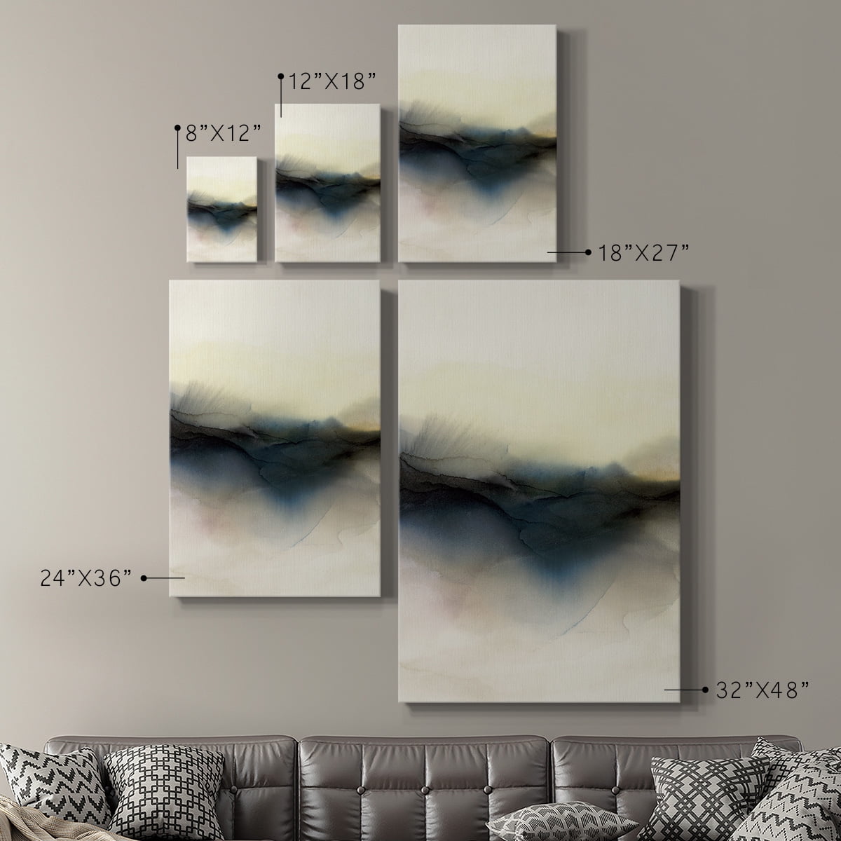 Continuum I Premium Gallery Wrapped Canvas - Ready to Hang