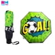 thumbnail image 3 of Sombrilla Paraguas De Bolsillo Con Diseño de Fútbol Pelota verde lima, 3 of 10