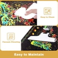 thumbnail image 6 of Gothic Kitchen Rugs Sets of 2, Butterfly Anti Fatigue Cushioned Kitchen Mat for Floor, Standing, Mushroom Moon Non Skid Washable Kitchen Rugs and Mats, 18'''' x 30'''' + 18'''' x 48'''', Black, 6 of 6