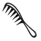 thumbnail image 1 of Heat Resistant Wide and Fine Tooth Hair Comb Set for Styling and Cutting with Ergonomic Grip, 1 of 4