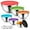 Multicolor, variant on Mixing Bowls with Lids Set of 9, Vesteel Stainless Steel Mixing Bowls Metal Nesting Salad Bowls Attach with 3 Graters for Kitchen Grating/ Shredding, Size 4.6, 2.6, 2, 1.5, 1, 0.7 QT - Black