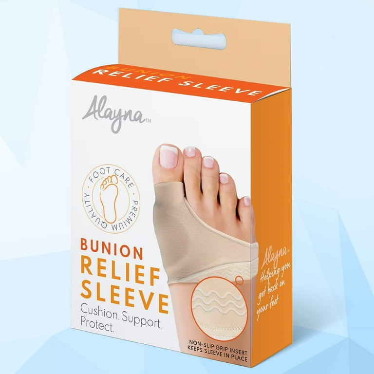 Alayna Bunion Corrector with Non-Slip Grip Insert and Gel Cushion