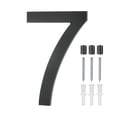 thumbnail image 1 of Uxcell Números de Casa Flotantes de Acrílico de 8 Pulgadas, Número de Casa Moderno 7 con Kit de Clavos para Exterior [Negro], 1 of 7