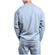 thumbnail image 4 of Blusas y camisas de manga larga y cuello redondo para hombre, estilo casual, de color liso, de poliéster y algodón., 4 of 6