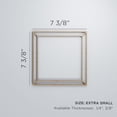 thumbnail image 3 of Ekena Millwork 7 3/8"W x 7 3/8"H x 1/4"T Extra Small Fairplay Decorative Fretwork Wood Wall Panels, Alder, 3 of 18