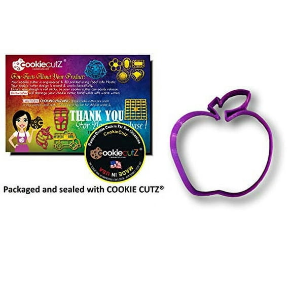 Apple Cookie Cutter (4 inch)- Fast Shipping - Sharp Edges - Exceptional Quality
