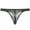 Black, variant on XMMSWDLA Mens Ice Silk Stretch Thong T-Back Underwear
