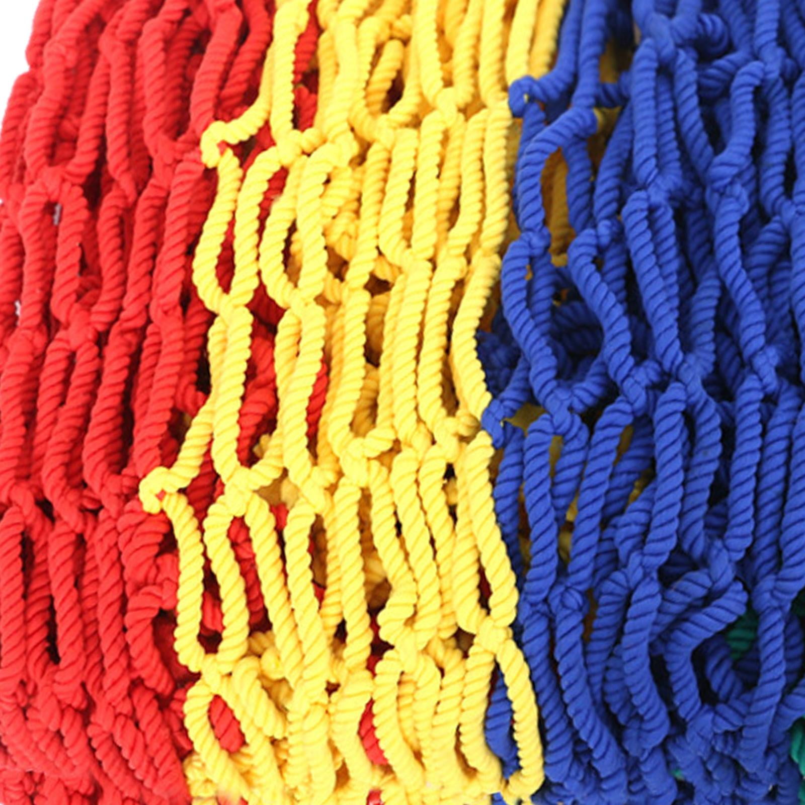 Wswqop Children's Rope Net Garden Net Trellis Balcony Rope Net Anti- Climbing Cargo Net 1x5m 10cm