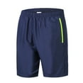 thumbnail image 3 of IROINNID Men's Summer Plus Size Quick Dry Elastic Casual Bermuda Beach Shorts With Pocket, 3 of 4