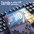 thumbnail image 4 of Emulador Consola de Videojuegos Retro Portátil R36S Pantalla 3.5", IPS, Sistema de Emulación Pre-Instalado 64GB+15,000 Juegos Clásicos de Mano Retro Handheld Game Console (Morado), 4 of 9