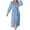 Light Blue, variant on hxobax Womens Robes Plush Fleece Bathrobe Thick Nightgown with Pocket Belts Ladies Cute Heart Kimono Bathrobes Soft Warm Bath Robe Sleepwear Fluffy Pajamas Nightwear Loungewear,Brown,Large
