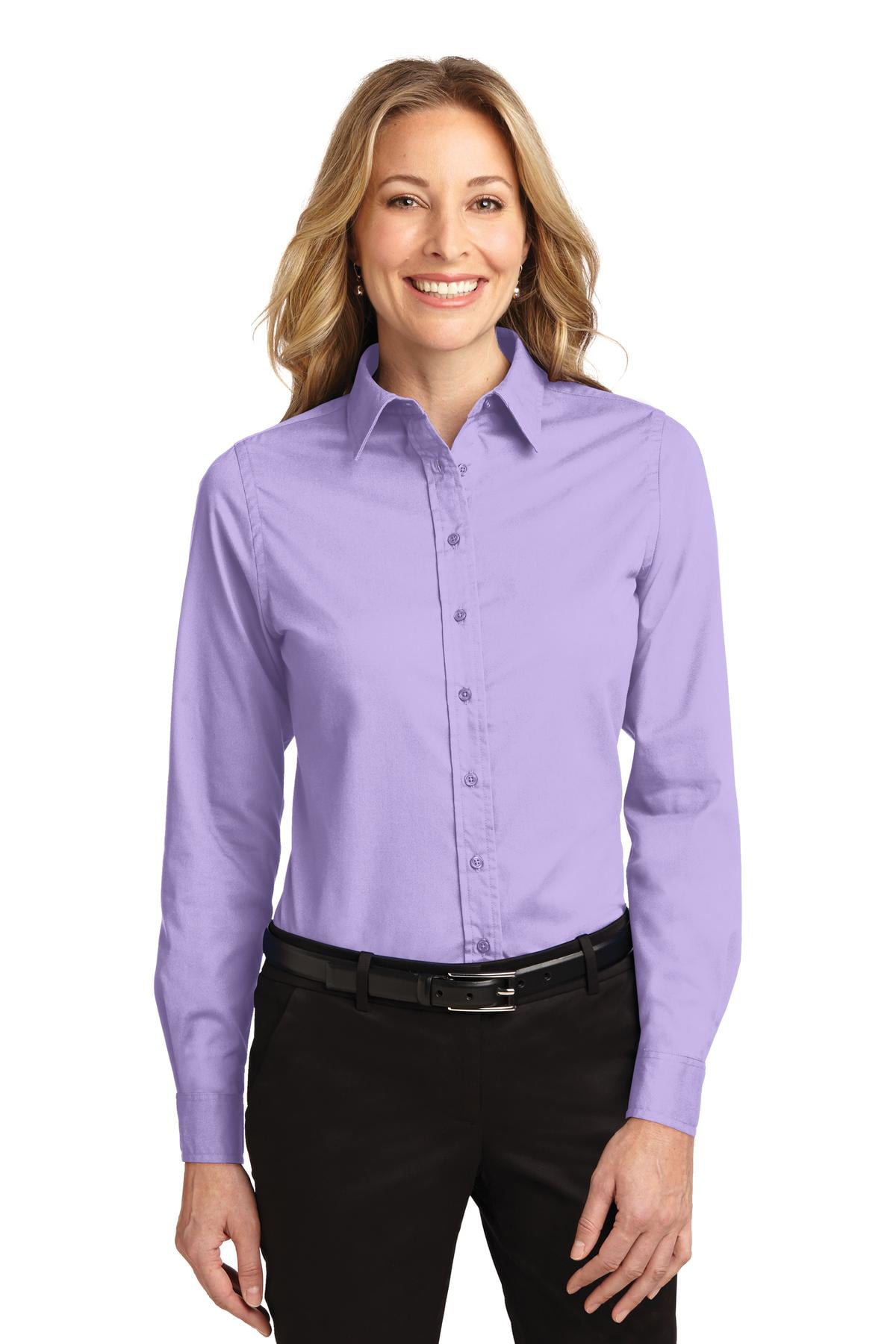 port authority ladies long sleeve easy care shirt l608