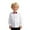 Z02-Red, variant on MUXiin Boys Long Sleeve Button-Down Dress Shirts with Tie: 2 Fabrics (Stretch/Standard) & 2 Fits (Regular/Husky)