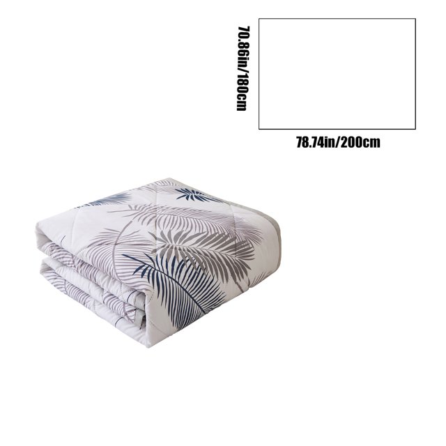 Ohufall Cooling Comforter Washed Cotton Lightweight Comforter Thin Quilt Summer Bedding Machine Washable Quilt Core For Student Bedroom Dormitory