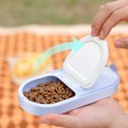 thumbnail image 4 of Bouteille d'Eau Portable pour Chien Distributeur d'Eau pour Animal avec Contenant pour Nourriture Étanche Bol pour Chat Chien pour Randonnée Marche Voyage, 4 of 9