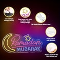 thumbnail image 6 of UPONRAY Ramadan Mubarak Neon Signs, 16"*8" Dimmable & USB-Powered LED Neon Light, Stylish Wall Decor for Ramadan, Bed Room, Living Room, Party, Bar, 6 of 7