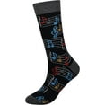thumbnail image 4 of GHSDFBB Men's 2/4 Packs Fun Crazy Novelty Dress Crew Socks, 4 of 4