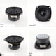thumbnail image 5 of 2 Altavoces Subwoofer de 78 mm, 4 Ohmios, 15 W, Tapa Convexa de 3 Pulgadas, Graves Cuadrados, Altavoces de Estantería para Bricolaje, de Sonido HiFi para Cine en Casa., 5 of 5