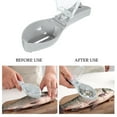 thumbnail image 2 of Fish Scaler Brush with Serrated Steel Teeth and Ergonomic ABS Handle for Kitchen Use and Bottle Opener, 2 of 6