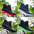 thumbnail image 4 of Botas de lluvia antideslizantes a juego de colores de moda para hombre, botas de lluvia bajas impermeables y resistentes al desgaste de tubo corto para cocina, 4 of 6